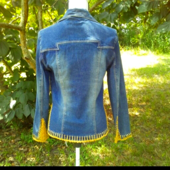 Vintage Blue Jean Jacket Sz Small - Picture 3 of 6
